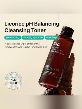 ACWELL Licorice Root pH Balancing Cleansing Toner KBeauty